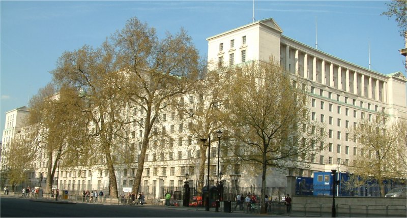 Contexto · el Ministerio de Defensa británico en Londres, sede del Flying Saucer Working Party