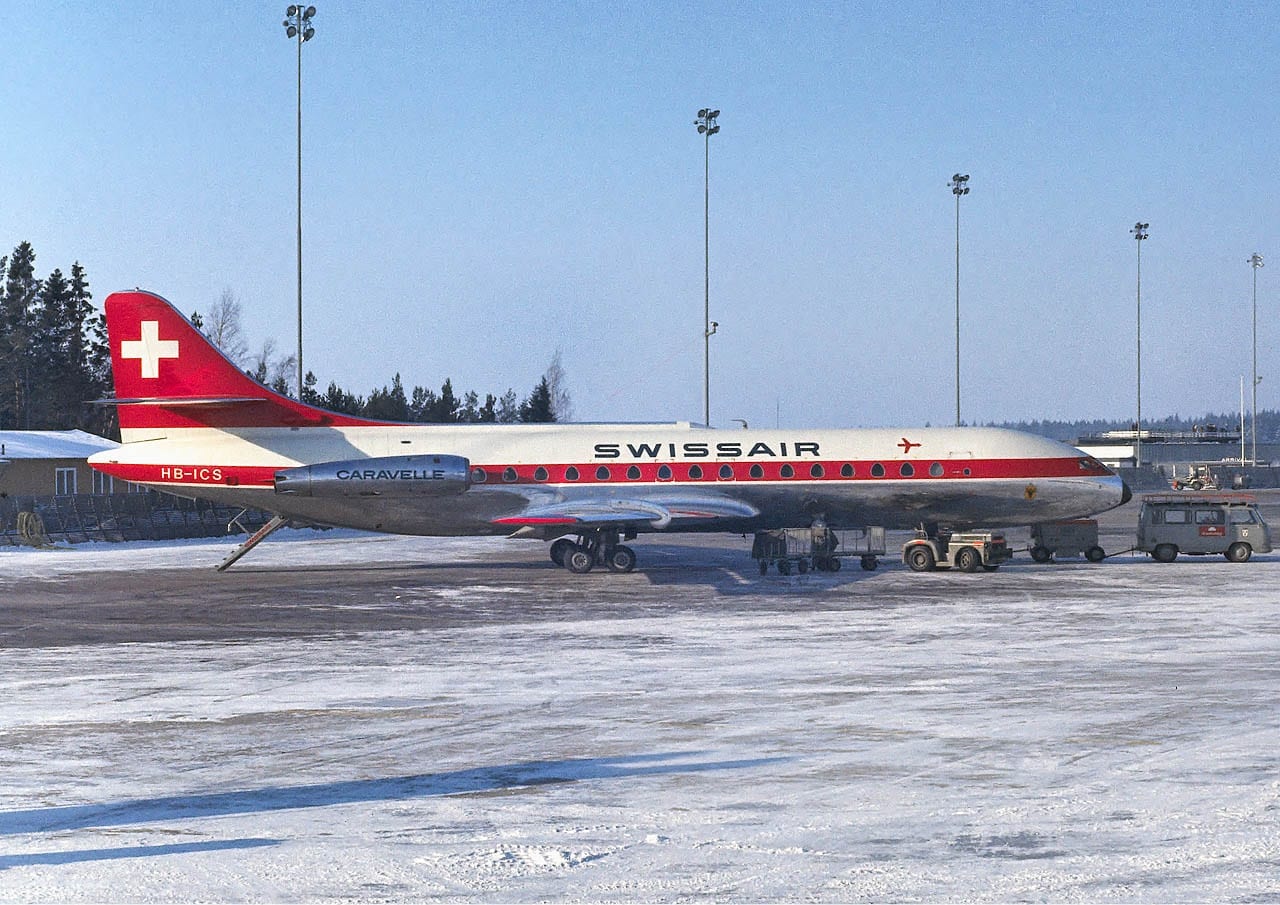 Contexto · un Sud Aviation Caravelle, del tipo del avión de Aviaco desviado a Manises