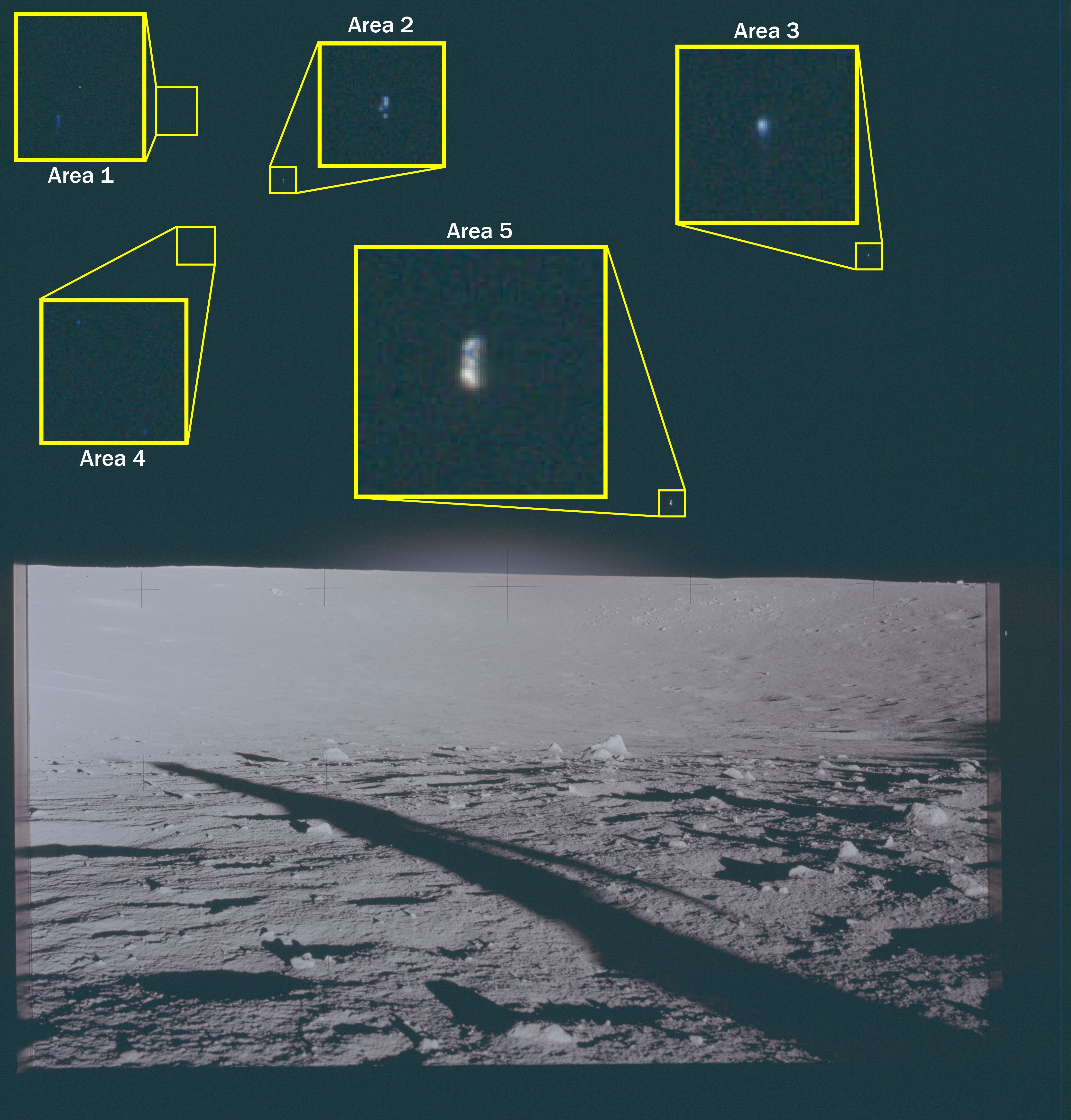 NASA-UAP-VM5 — placa fotográfica de Apollo 12 (1969)