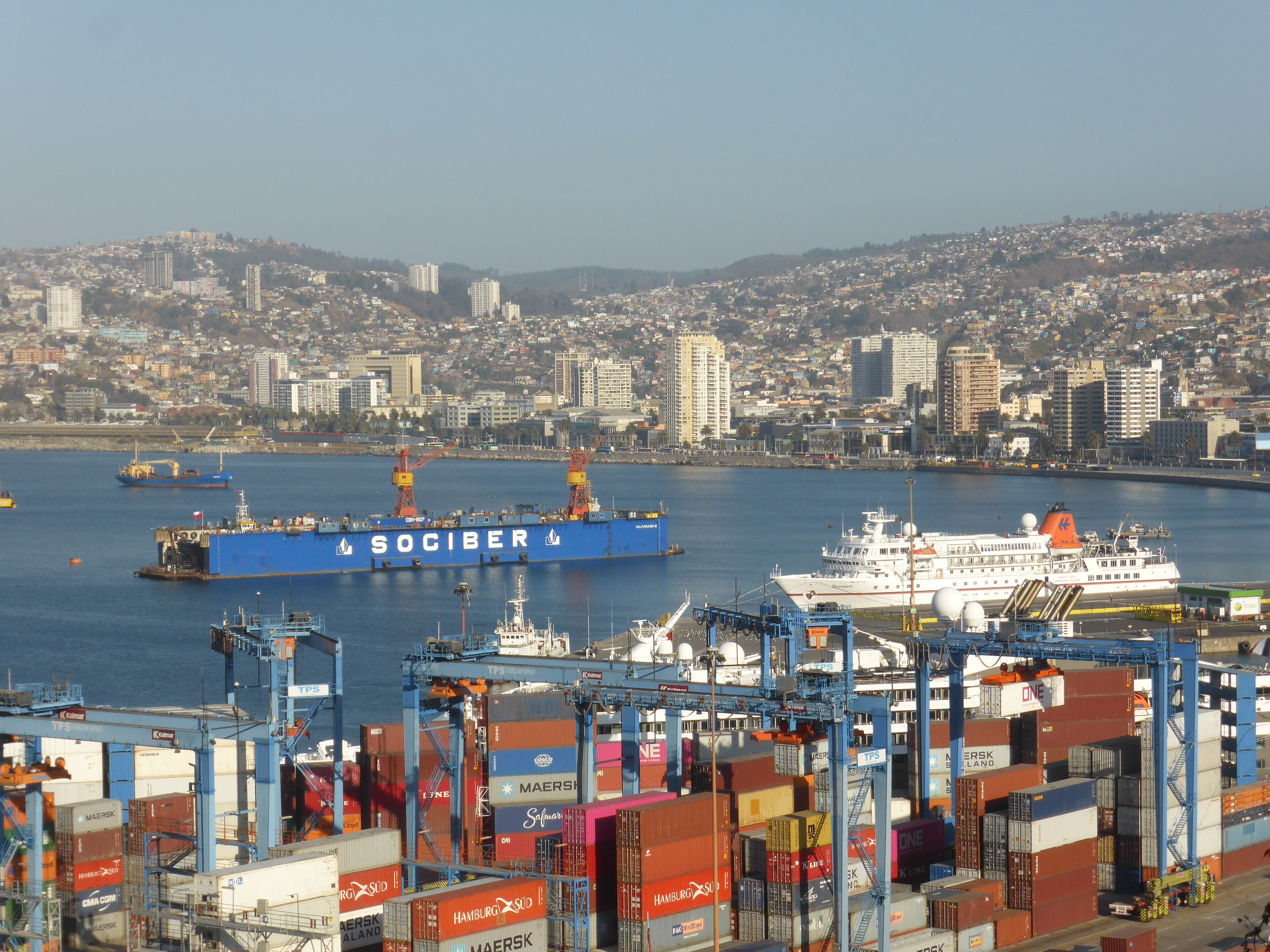 Contexto · la bahía de Valparaíso (Chile)