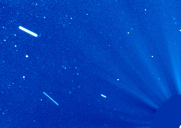 SOHO LASCO C3, 20 de diciembre de 2022 · la mota que gira