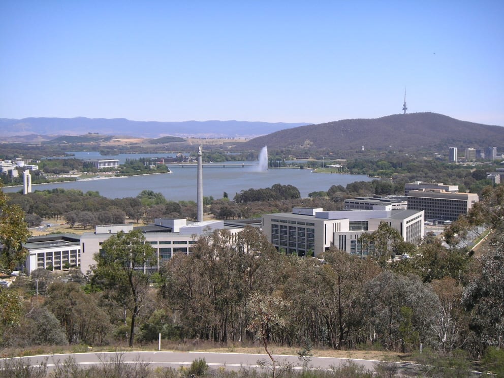 Contexto · los Russell Offices en Canberra, sede del Departamento de Defensa australiano